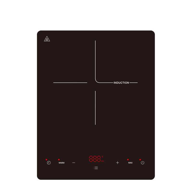 CE 2000W Mini Cooktop Touch Key Induction Cooktop Digit Segment Display Single Induction Hob Cooker 220V