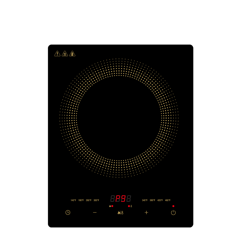ETL110V智能炉灶顶部电器感应炊具可调节功率触摸便携式感应炊具