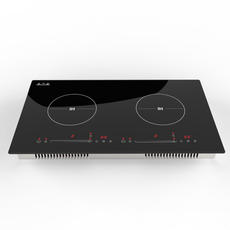 High Quality Induction Cooker Built-in 2 Burners 4000W 220V Double Induction Hob With 2 Zones