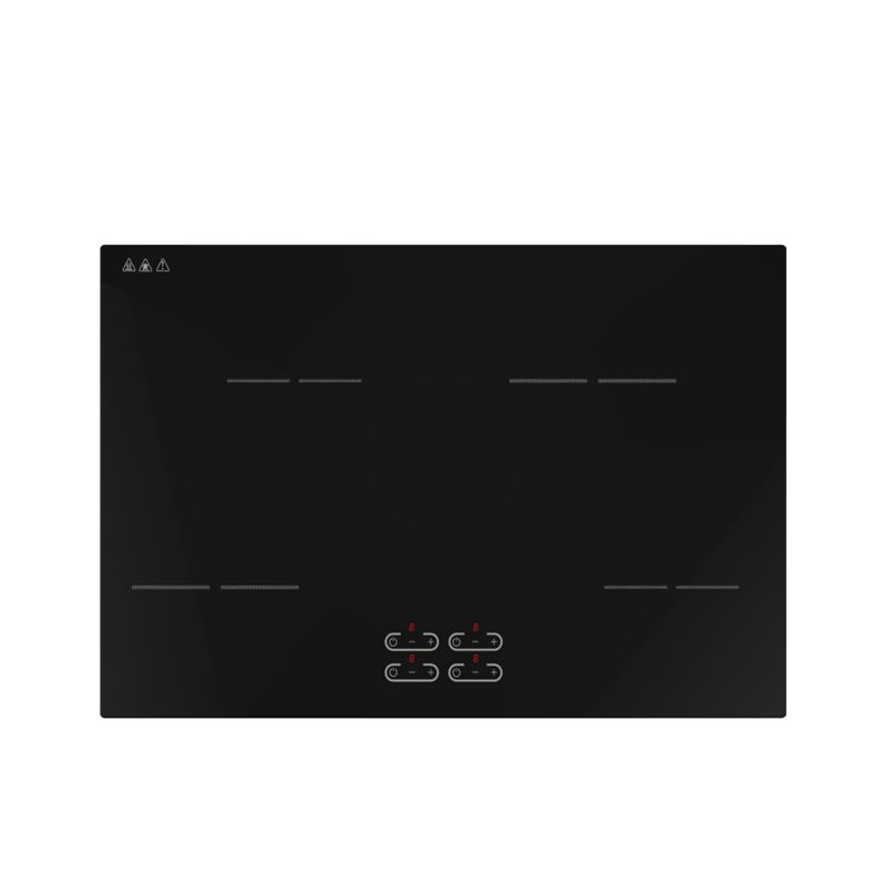 Four Zones Induction Cooktop 6600W Smart Stove Built-In 4 Burners Induction Cooker With Pan Sensor